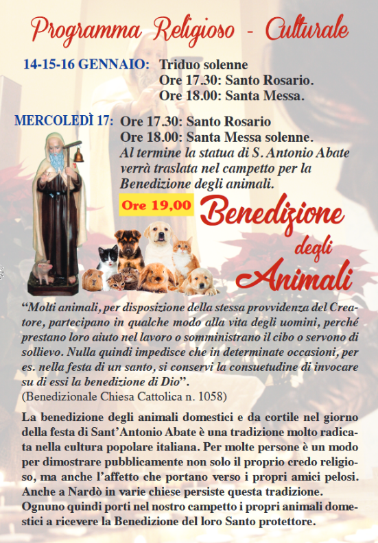 benedizione animali 