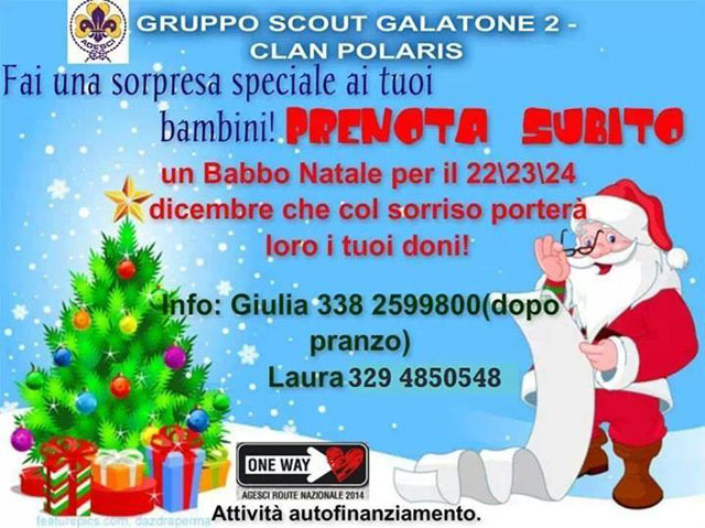 Scout galatone babbo natale