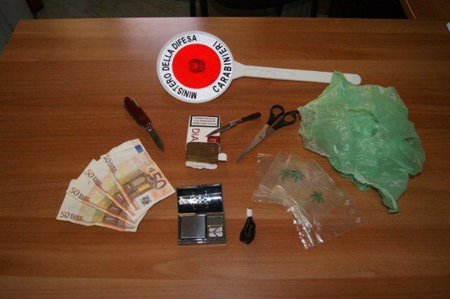Arresto spaccio carabinieri