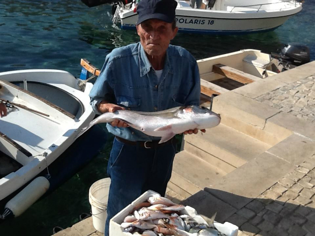 Orata gigante vecchio pescatore Santa Caterina 1