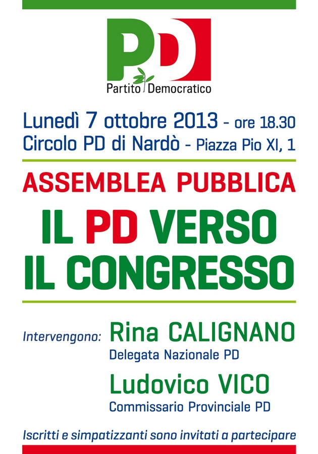 manifesto assemblea pd