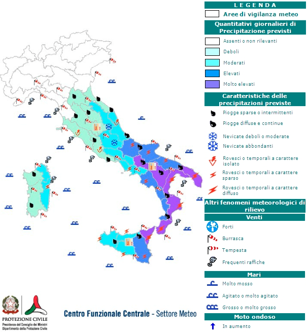 Previsioni meteo 29nov2013 1
