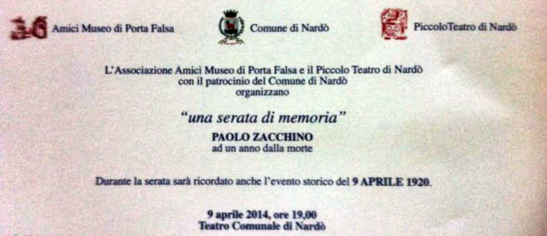 Memorial Paolo Zacchino 2014