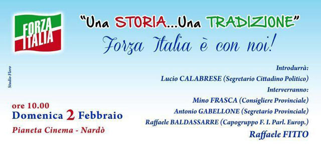Conferenza Forza Italia 2 feb2014