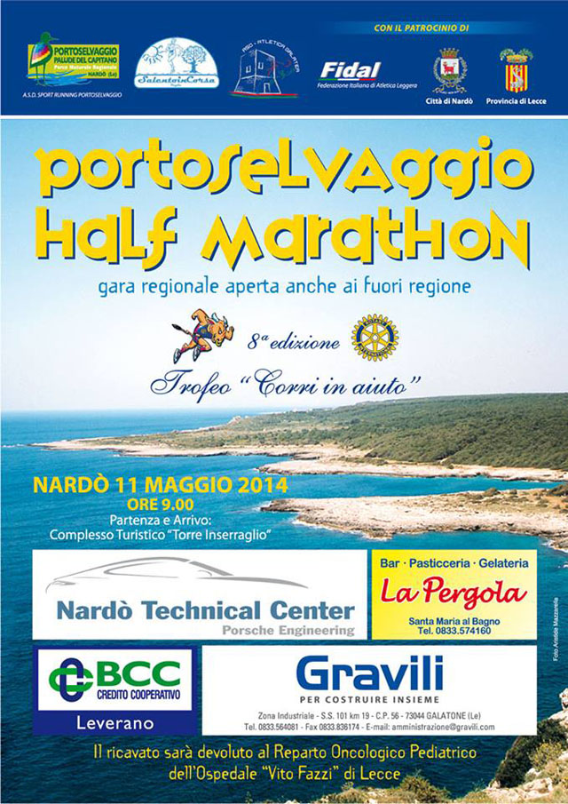 Locandina Mezza Maratona Portoselvaggio 2014