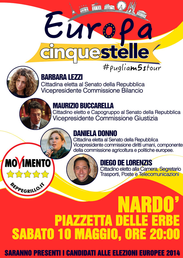 Parlamentari 5Stelle europee Nardo