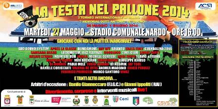 Testa nel pallone 2014 manifesto