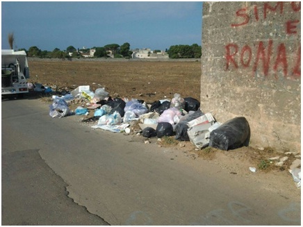 immondizia bianco