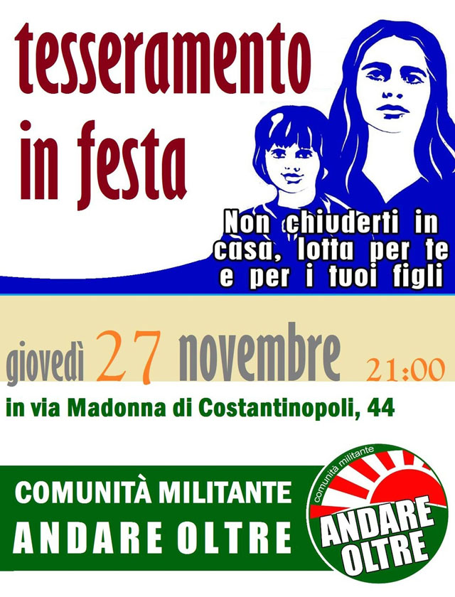 Tesseramento AndareOltre 2014