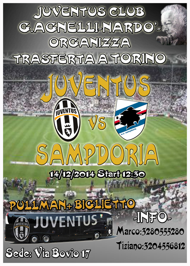 Trasferta juve sampdoria nov2014