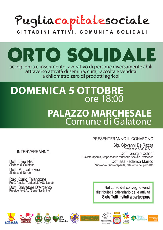 Orto solidale galatone nardo
