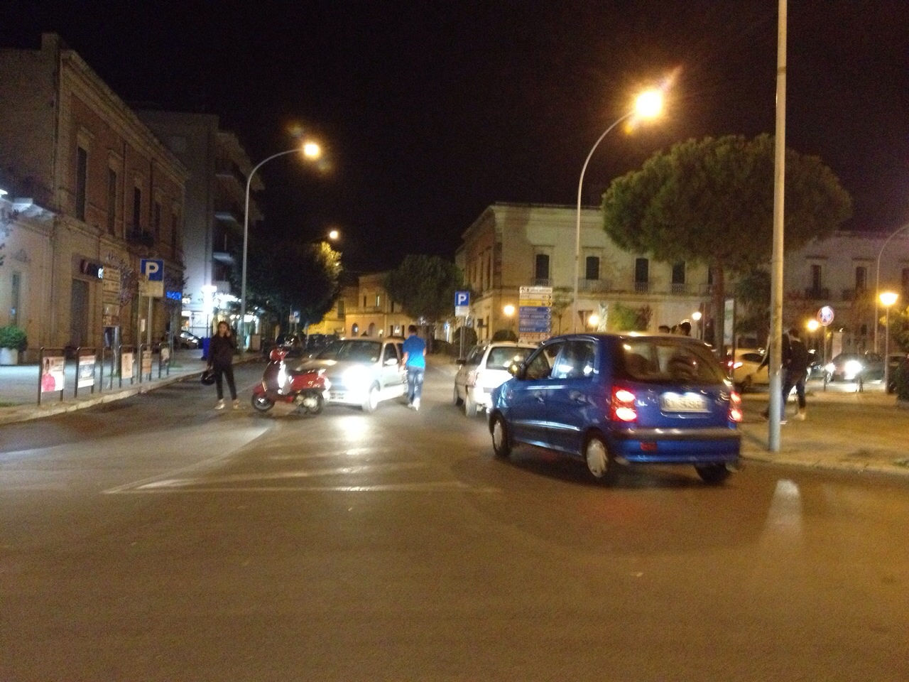 incidente vespa clio