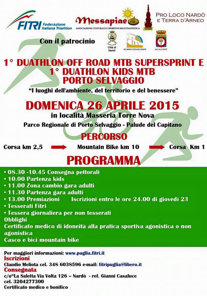 Duathlon 2015 locandina