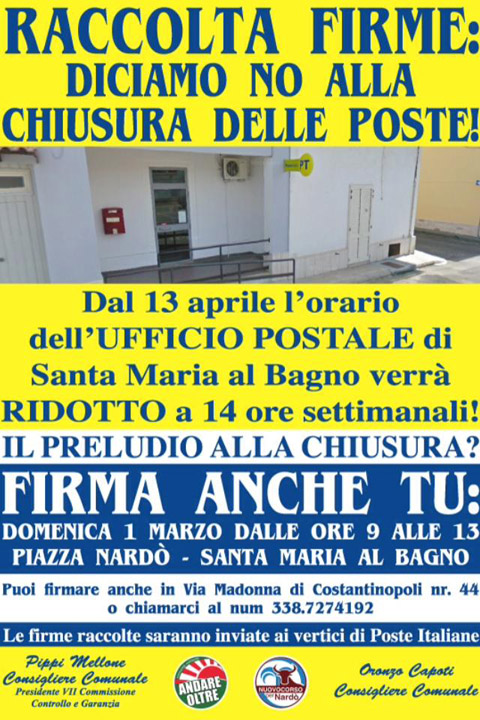 Raccolta firme poste SMaria1