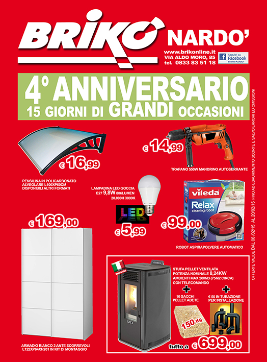 Briko quarto anno volantino