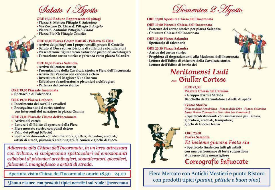 programma cavalcata storica