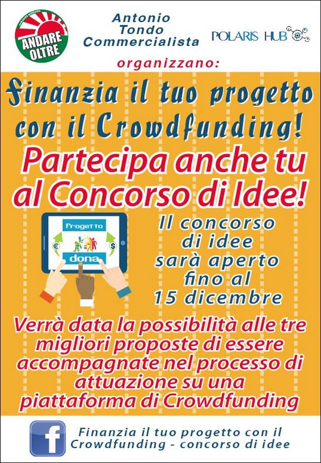 Finanzia il tuo progetto con il crowdfunding concorso di idee