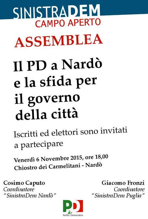 SinistraDem Nardò