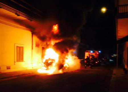 incendio mercedes ML