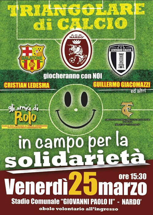 partita solidarieta pdm
