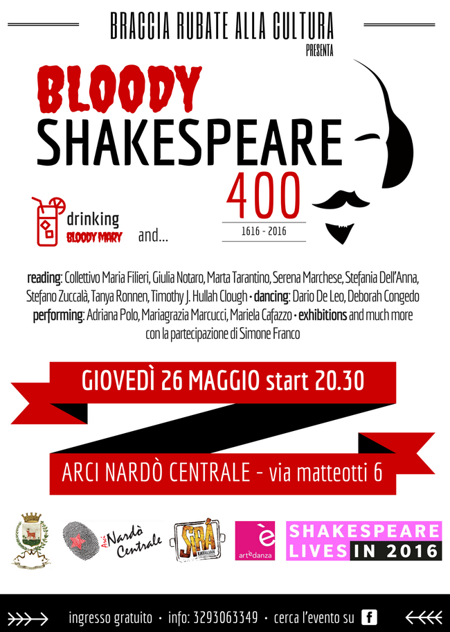 Locandina Bloody Shakespeare 2016