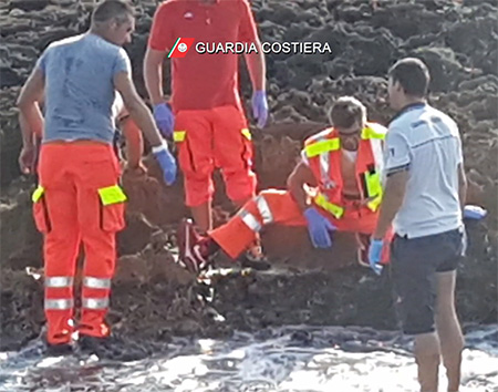 recupero in mare