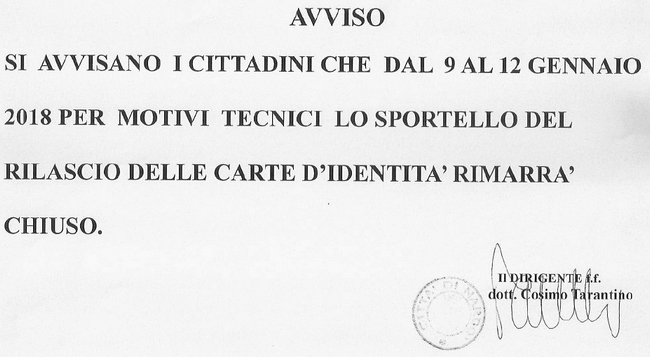 avviso