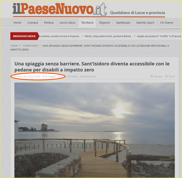 paese nuovo 5 maggio