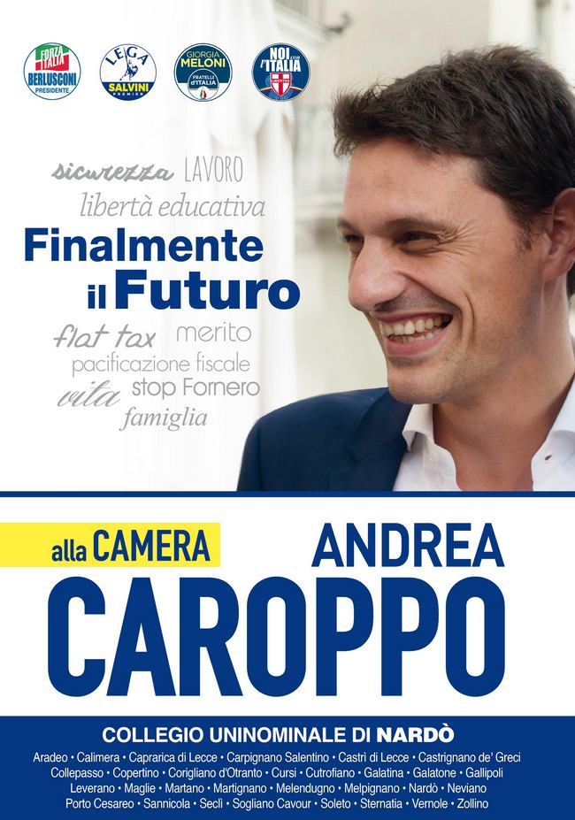 Caroppo vol fronte