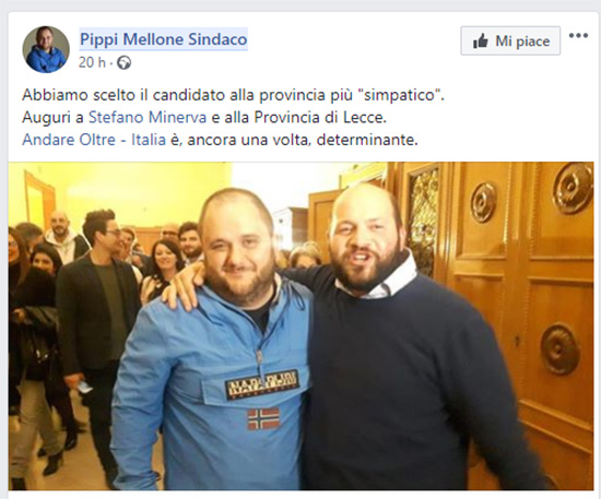 post mellone minerva simpatico
