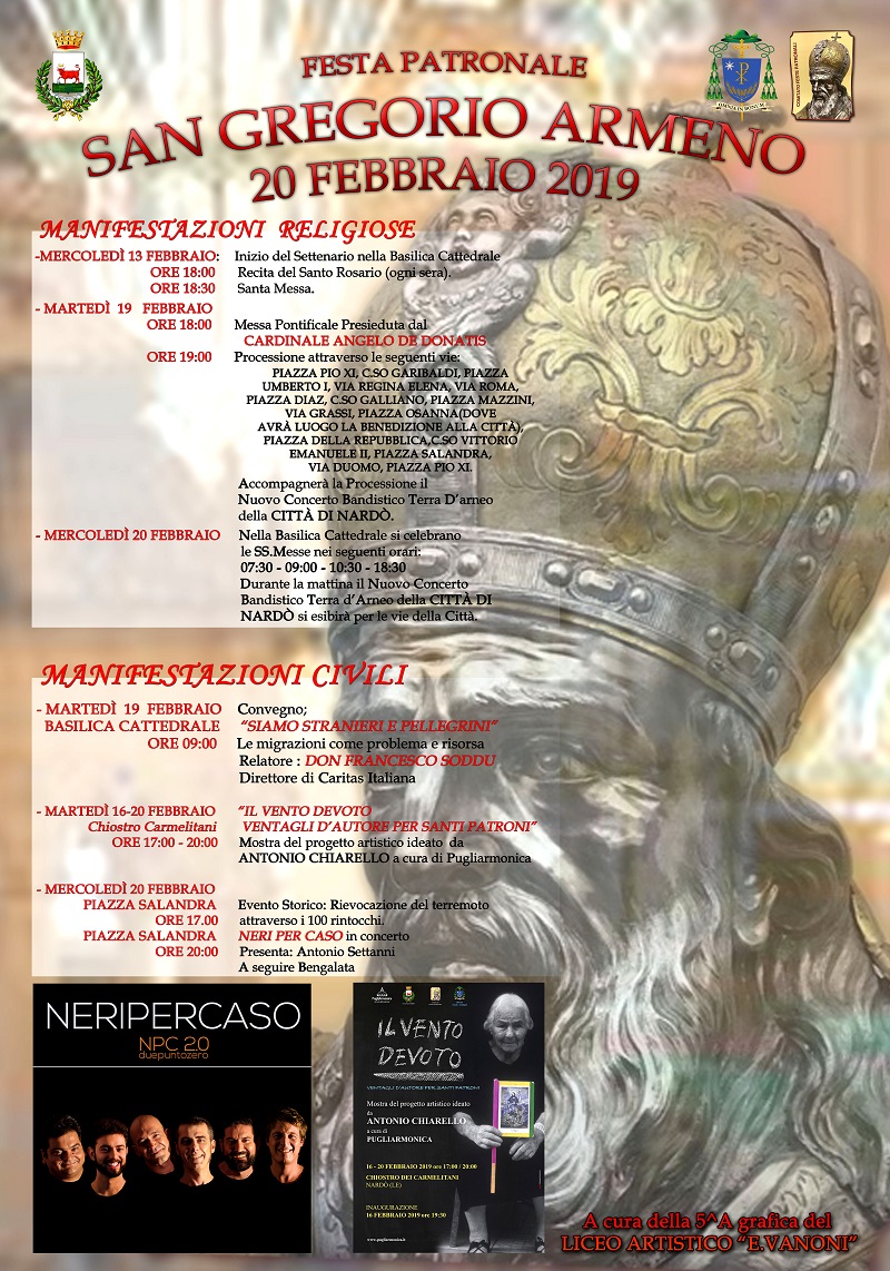 San Gregorio programma