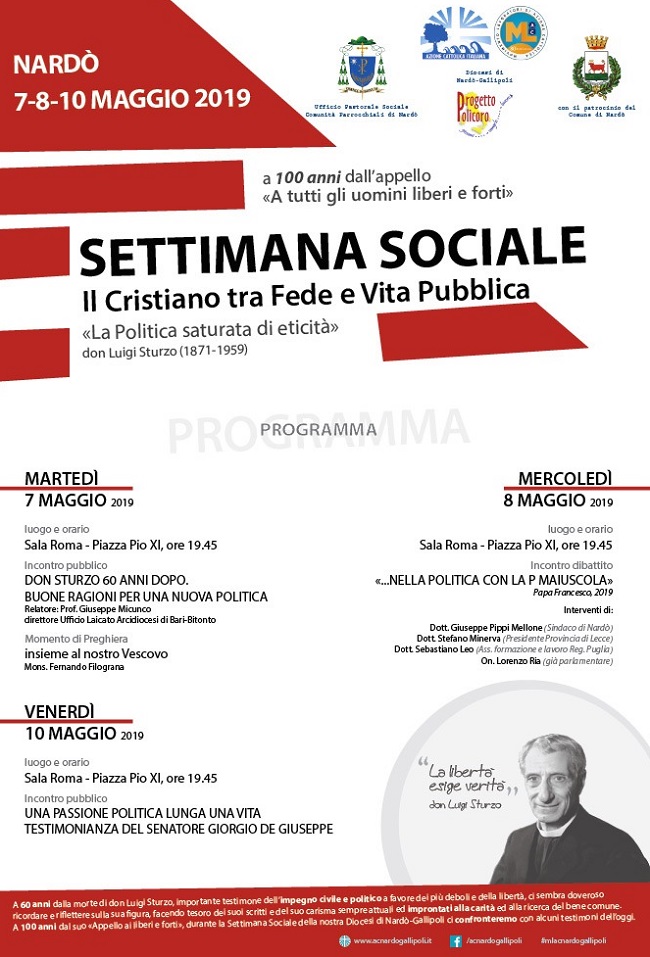 Locandina Settimana Sociale 2019 1