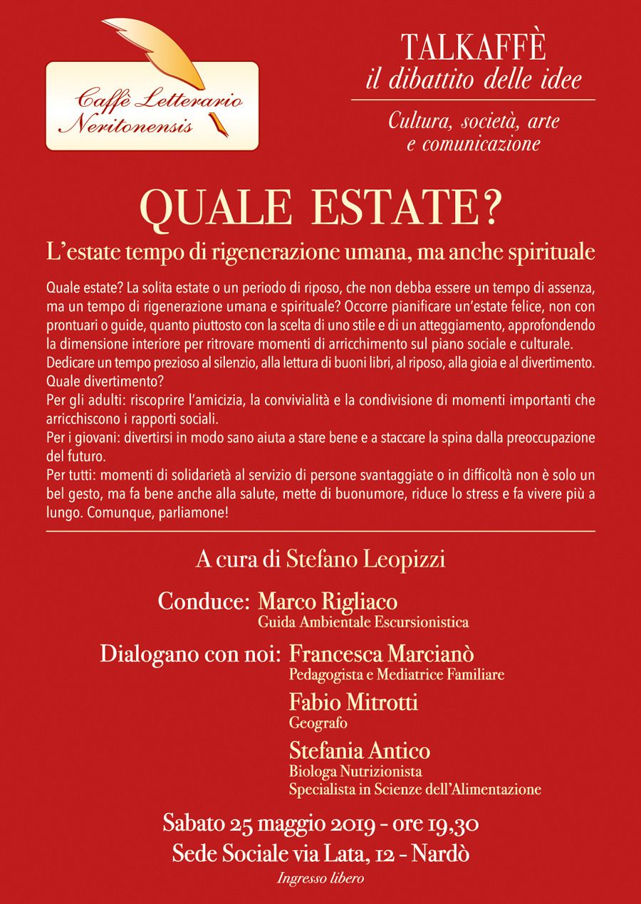 caffe letterario estate