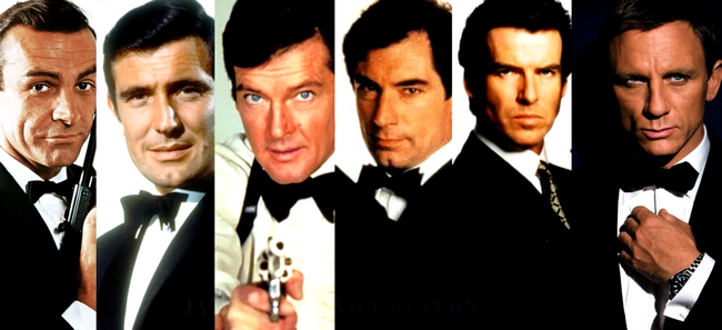 every james bond ever