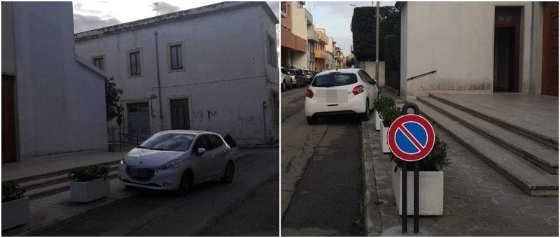 parcheggio sacro cuore