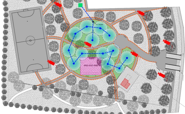 parco San Gerardo tavola grafica
