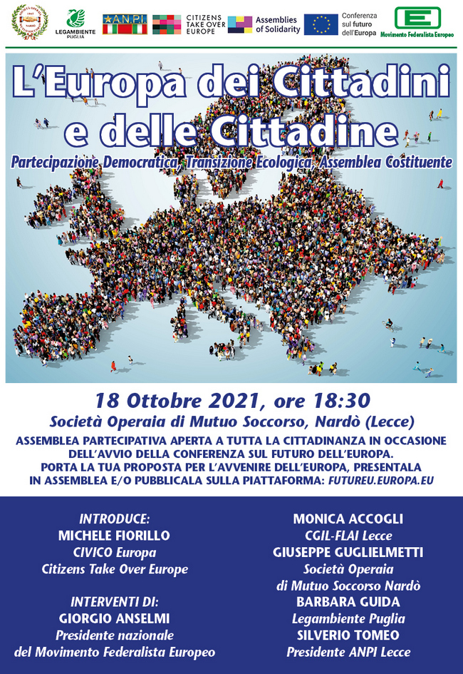 EuropaDeiCittadini Nardò18Ott2021 invito