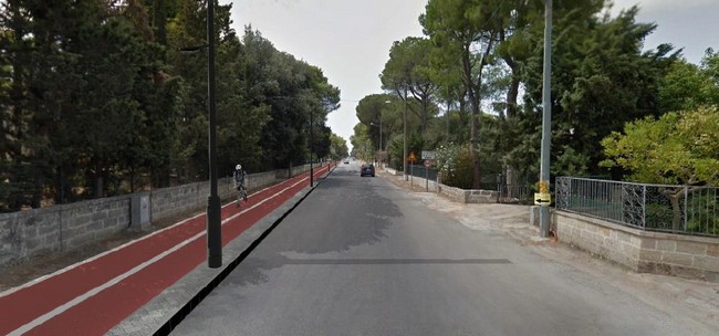 via Leuzzi ciclabile