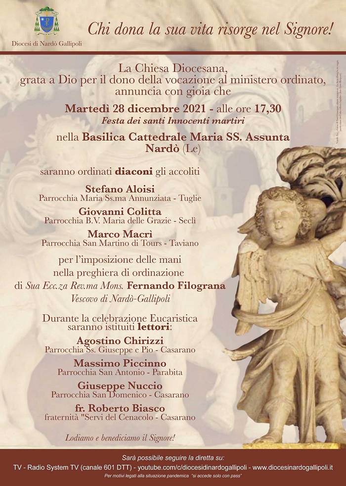 locandina ordinazioni diaconali WEB