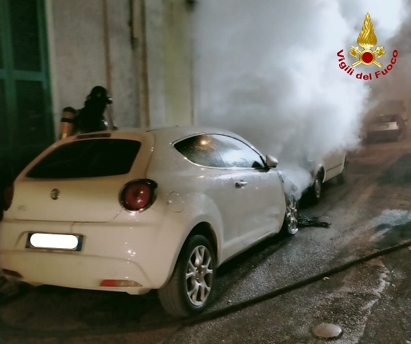 auto fiamme copertino