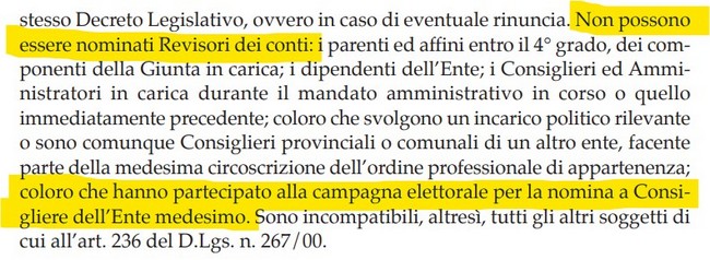 revisori dei conti