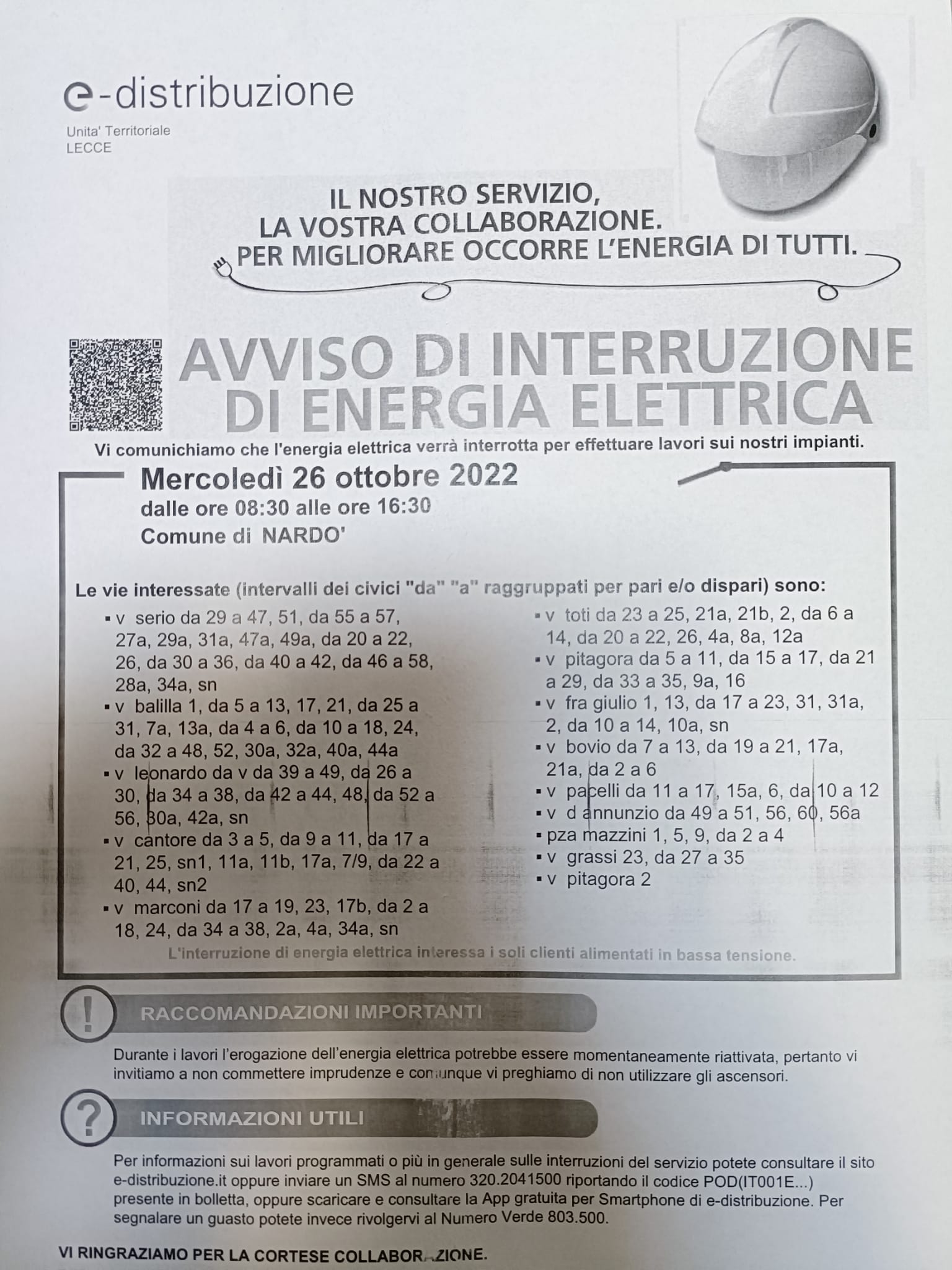 servizio enel