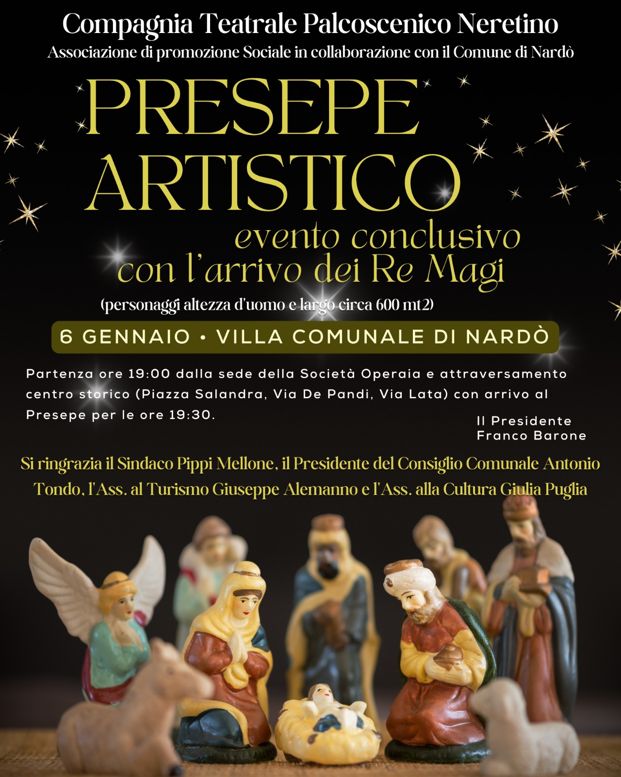 magi presepe nardò