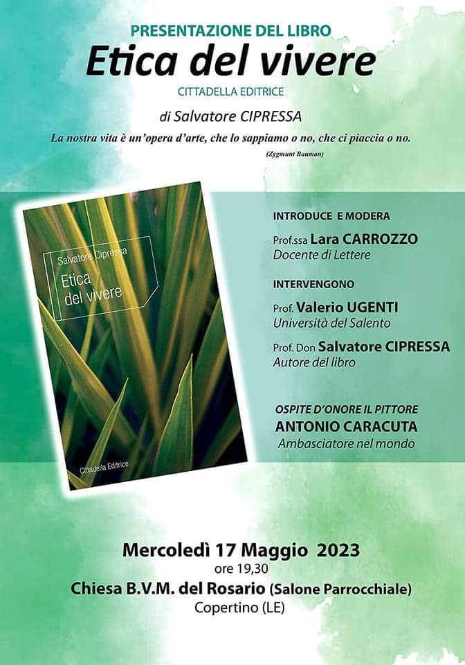 locandina Etica del Vivere