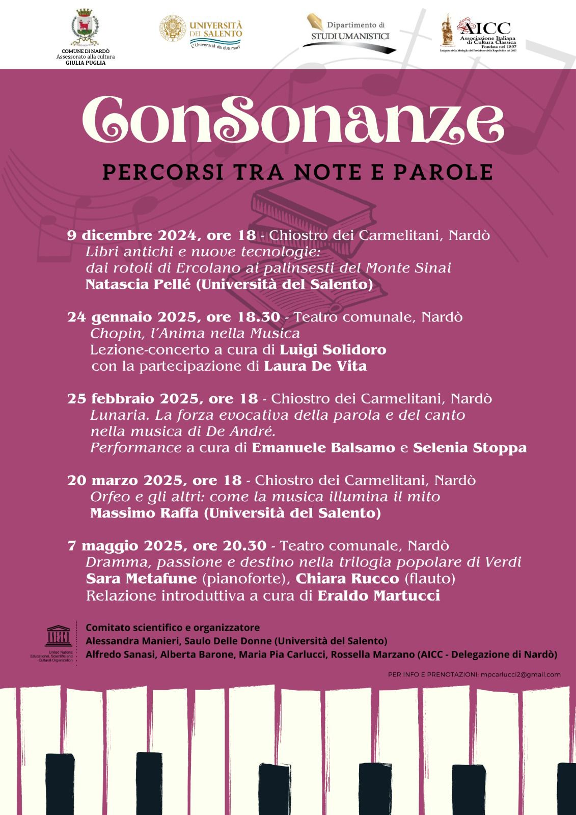 programma consonanze
