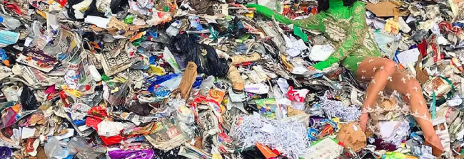 riciclo dei vestiti discariche piene