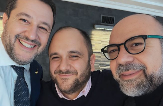 Matteo Salvini Pippi Mellone Roberto Marti web