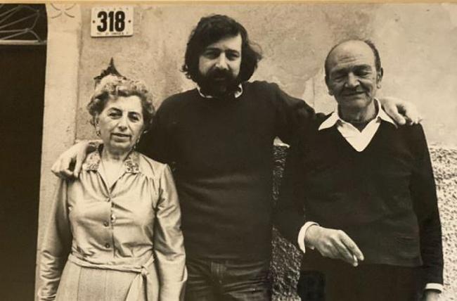 Francesco Guccini con il padre Ferruccio