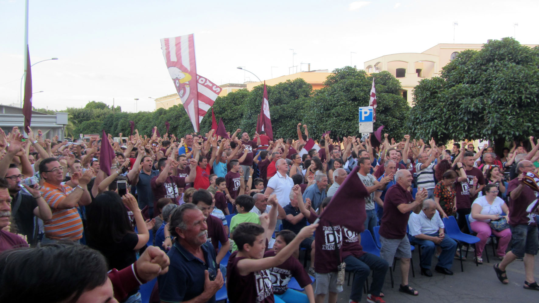 esultanza triplice fischio