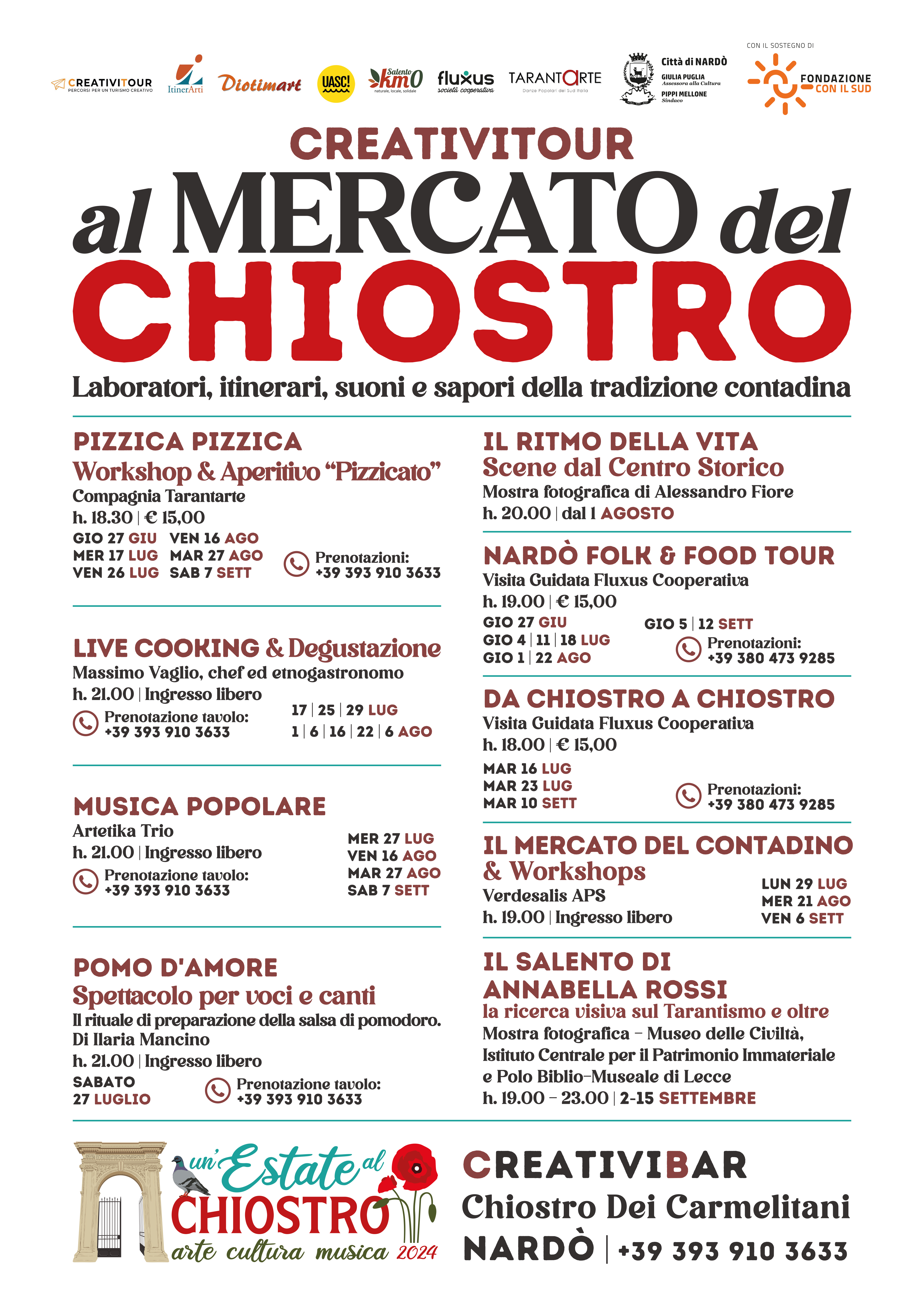 Al mercato del chiostro
